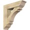Ekena Millwork Merced Traditional Rough Sawn Bracket w/ Offset Brace, Douglas Fir, 8"W x 30"D x 30"H BKT0806X30X30MRC01RDF - alternate 1
